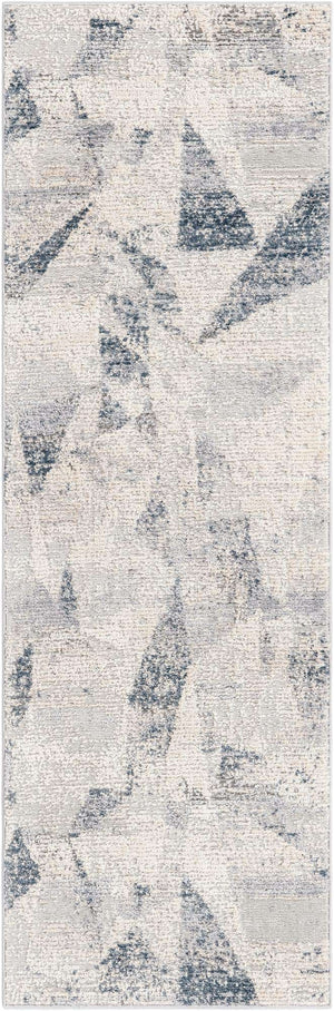 Gray 2' 2 x 6' 1 Caspian Runner Area Rug 60% Polypropylene & 40% Polyester With Cotton Backing Modern Chic Carpet for Home Interior Design Decorating for Sale at Rug Engine