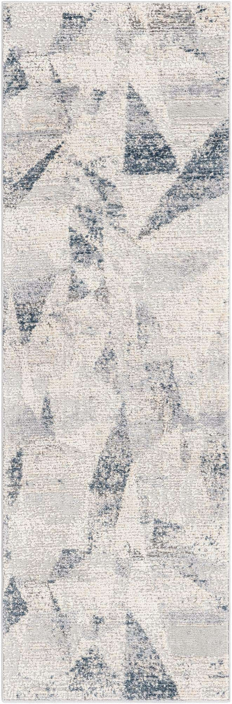 Gray 2' 2 x 6' 1 Caspian Runner Area Rug 60% Polypropylene & 40% Polyester With Cotton Backing Modern Chic Carpet for Home Interior Design Decorating for Sale at Rug Engine