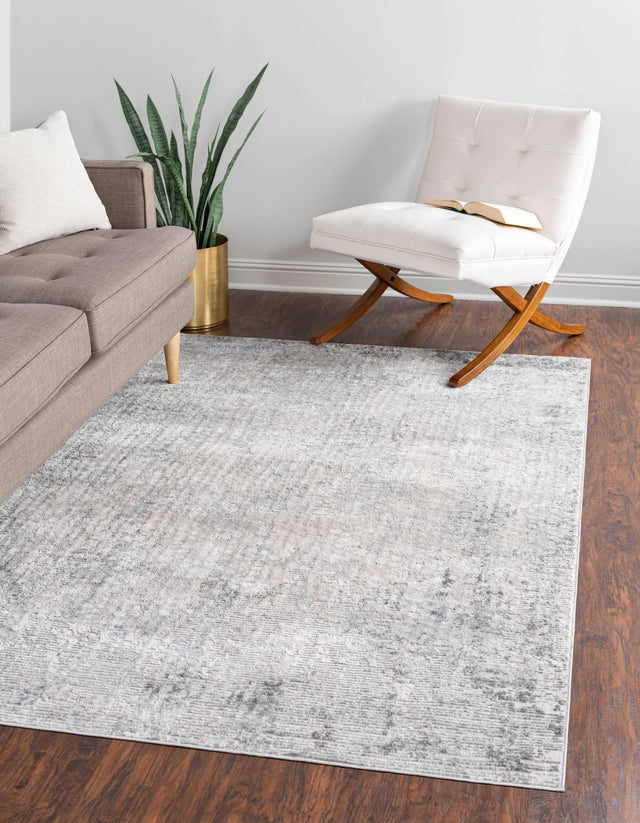 Gray 3' 3 x 5' 3 Caspian Rectangle Area Rug 60% Polypropylene & 40% Polyester With Cotton Backing Modern Chic Carpet for Home Interior Design Decorating for Sale at Rug Engine