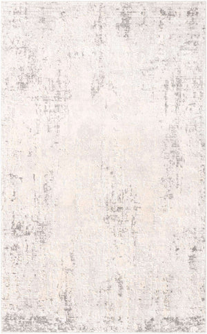 Gray 5' 1 x 8' Caspian Rectangle Area Rug 60% Polypropylene & 40% Polyester With Cotton Backing Modern Chic Carpet for Home Interior Design Decorating for Sale at Rug Engine