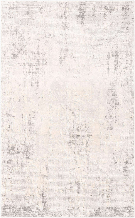 Gray 5' 1 x 8' Caspian Rectangle Area Rug 60% Polypropylene & 40% Polyester With Cotton Backing Modern Chic Carpet for Home Interior Design Decorating for Sale at Rug Engine