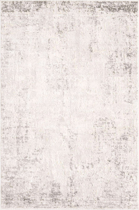 Gray 4' 1 x 6' 1 Caspian Rectangle Area Rug 60% Polypropylene & 40% Polyester With Cotton Backing Modern Chic Carpet for Home Interior Design Decorating for Sale at Rug Engine