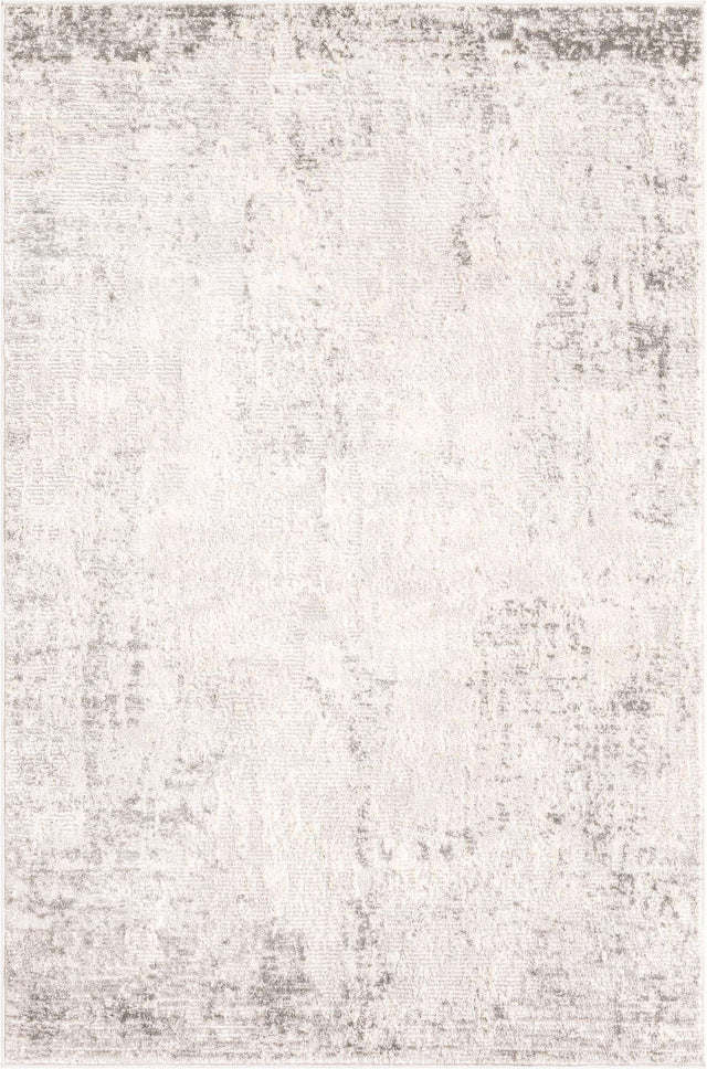 Gray 4' 1 x 6' 1 Caspian Rectangle Area Rug 60% Polypropylene & 40% Polyester With Cotton Backing Modern Chic Carpet for Home Interior Design Decorating for Sale at Rug Engine