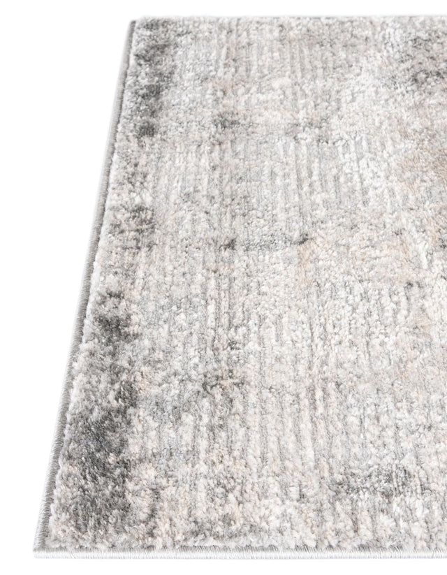 Gray 2' 2 x 6' 1 Caspian Runner Area Rug 60% Polypropylene & 40% Polyester With Cotton Backing Modern Chic Carpet for Home Interior Design Decorating for Sale at Rug Engine