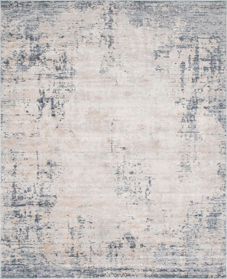 Bone 8' x 10' Caspian Rectangle Area Rug 60% Polypropylene & 40% Polyester With Cotton Backing Modern Chic Carpet for Home Interior Design Decorating for Sale at Rug Engine