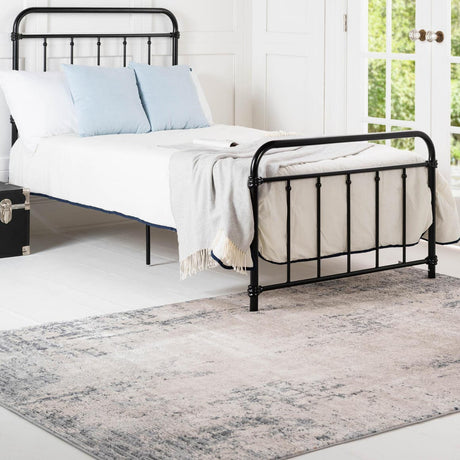 Bone 5' 1 x 8' Caspian Rectangle Area Rug 60% Polypropylene & 40% Polyester With Cotton Backing Modern Chic Carpet for Home Interior Design Decorating for Sale at Rug Engine