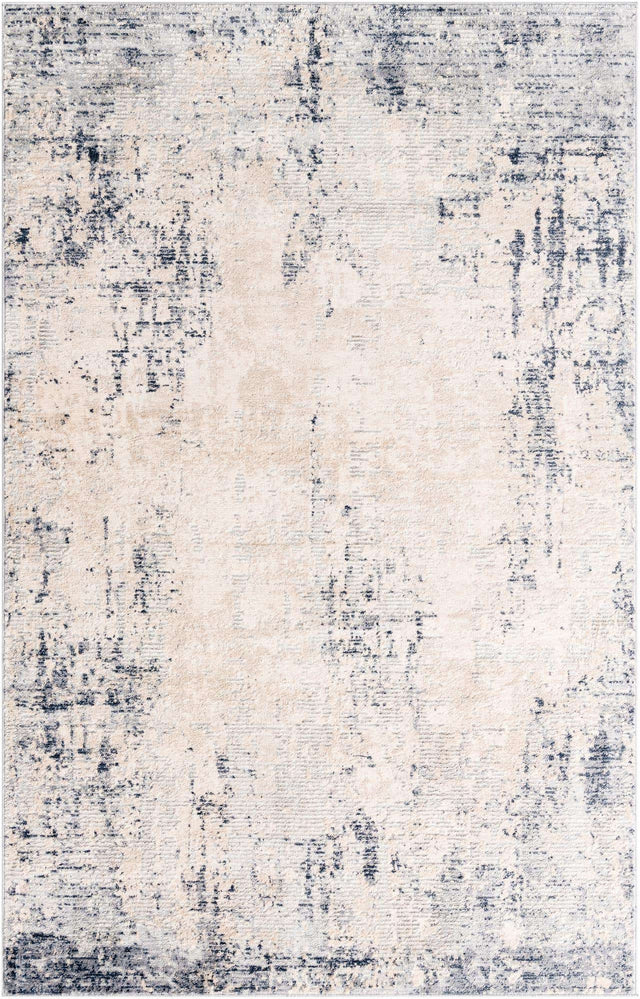 Bone 5' 1 x 8' Caspian Rectangle Area Rug 60% Polypropylene & 40% Polyester With Cotton Backing Modern Chic Carpet for Home Interior Design Decorating for Sale at Rug Engine