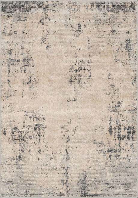 Bone 4' 1 x 6' 1 Caspian Rectangle Area Rug 60% Polypropylene & 40% Polyester With Cotton Backing Modern Chic Carpet for Home Interior Design Decorating for Sale at Rug Engine