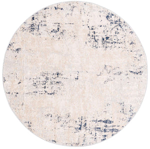 Bone 4' 1 x 4' 1 Caspian Round Area Rug 60% Polypropylene & 40% Polyester With Cotton Backing Modern Chic Carpet for Home Interior Design Decorating for Sale at Rug Engine