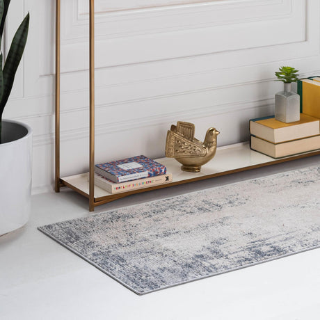 Bone 2' 2 x 6' 1 Caspian Runner Area Rug 60% Polypropylene & 40% Polyester With Cotton Backing Modern Chic Carpet for Home Interior Design Decorating for Sale at Rug Engine