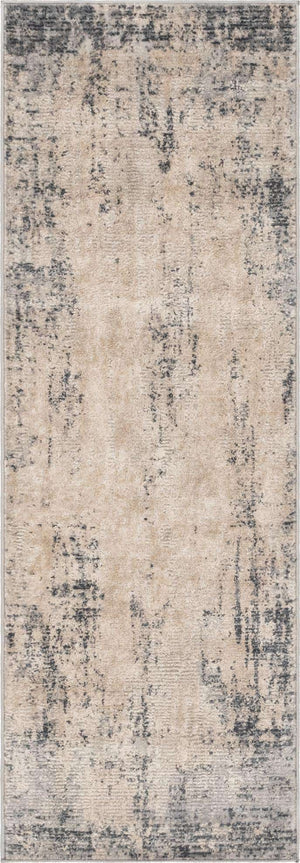 Bone 2' 2 x 6' 1 Caspian Runner Area Rug 60% Polypropylene & 40% Polyester With Cotton Backing Modern Chic Carpet for Home Interior Design Decorating for Sale at Rug Engine