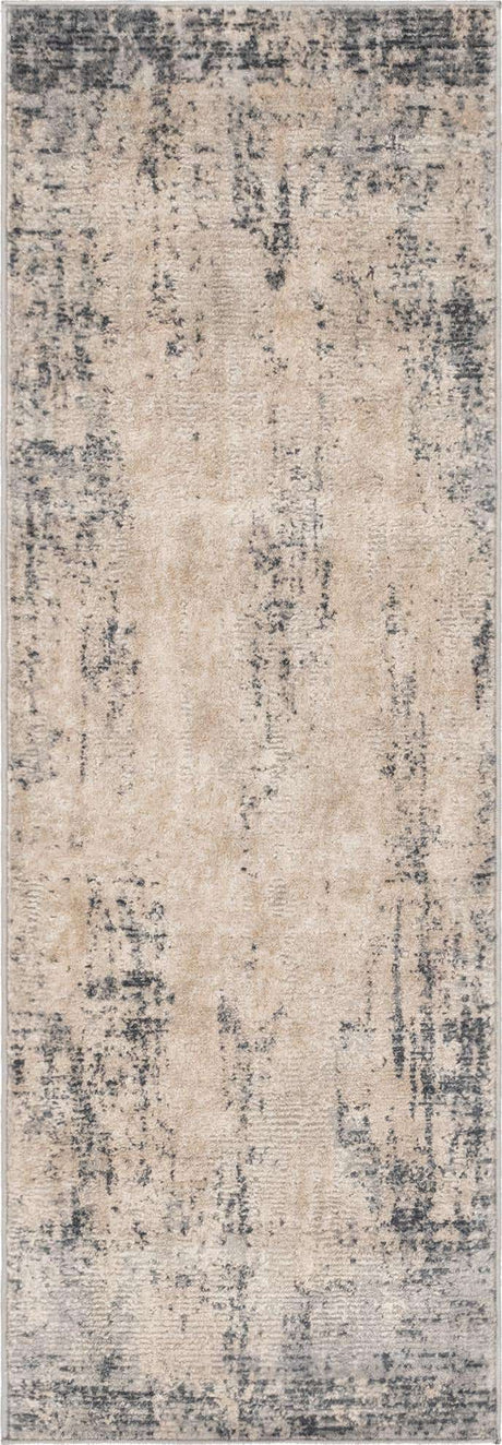 Bone 2' 2 x 6' 1 Caspian Runner Area Rug 60% Polypropylene & 40% Polyester With Cotton Backing Modern Chic Carpet for Home Interior Design Decorating for Sale at Rug Engine
