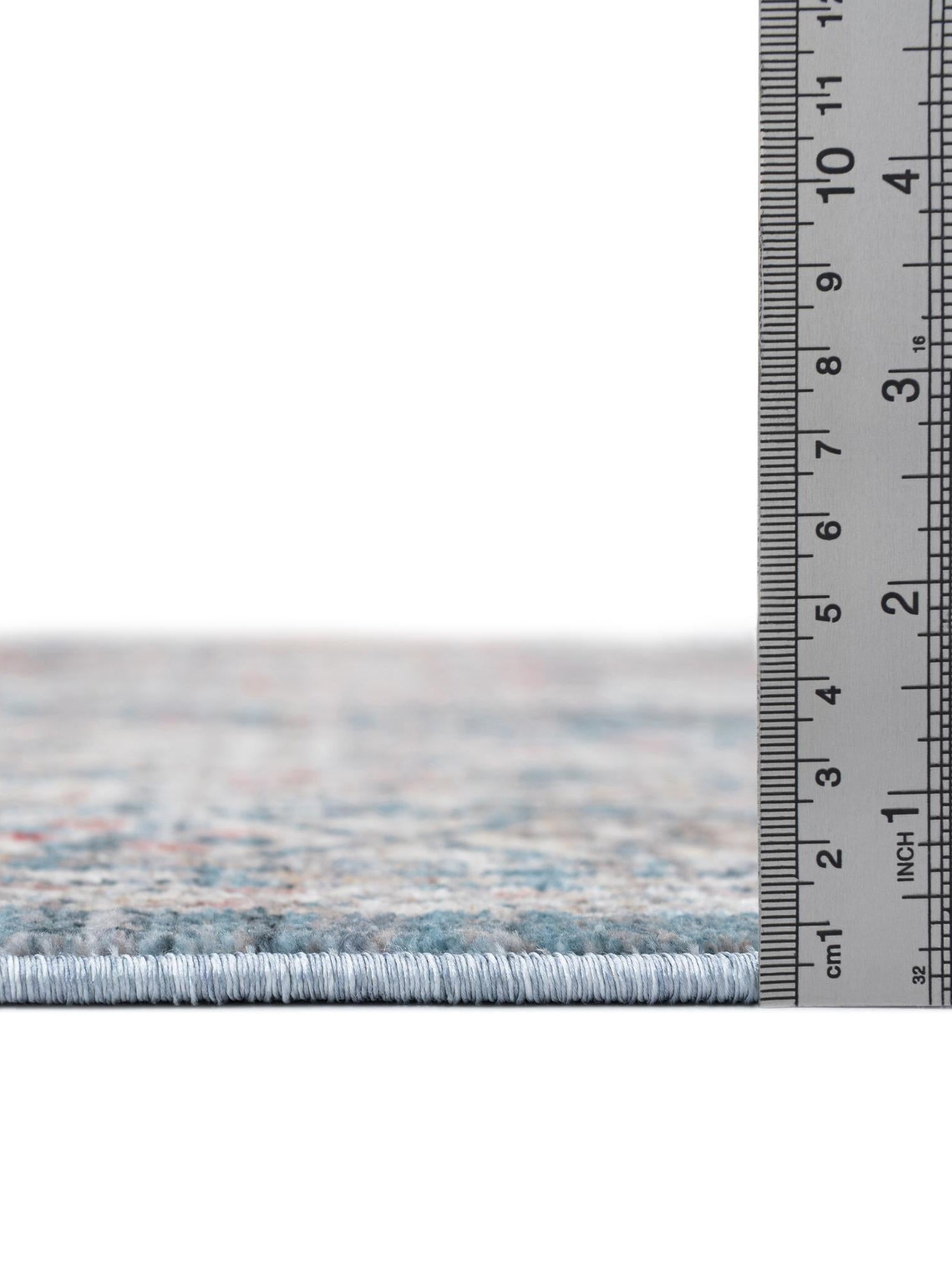 Blue 2' 7 x 10' Noble Runner Area Rug 100% Polyester Traditional Distressed Classic Contemporary Carpet for Home Decor for Sale at Rug Engine