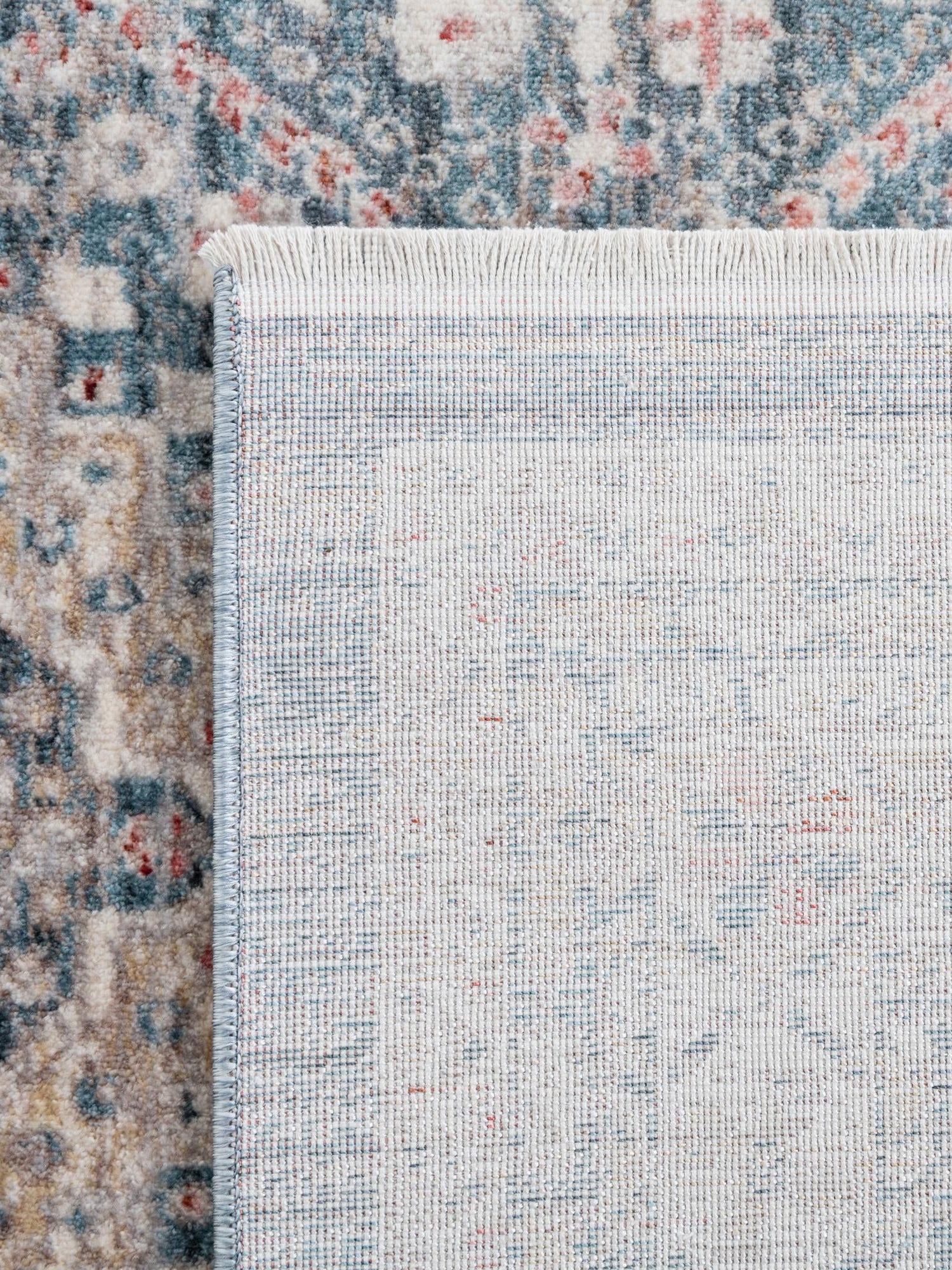 Blue 2' 7 x 13' 1 Noble Runner Area Rug 100% Polyester Traditional Distressed Classic Contemporary Carpet for Home Decor for Sale at Rug Engine