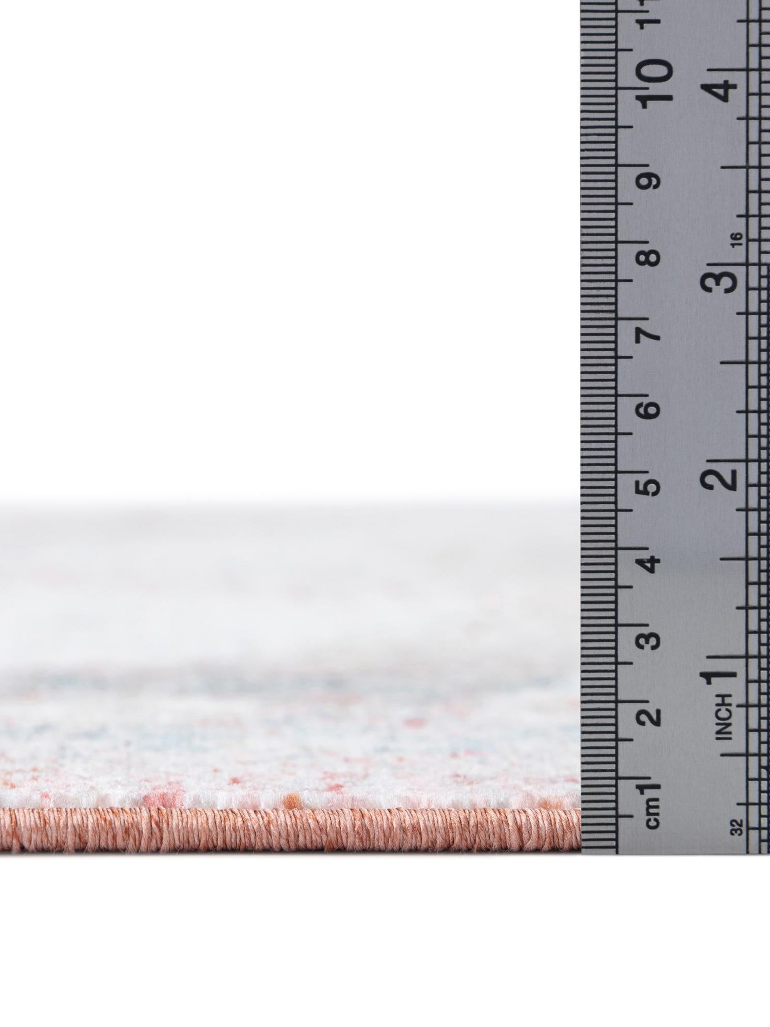 Rose Rust 3' 10 x 3' 10 Noble Round Area Rug 100% Polyester Traditional Distressed Classic Contemporary Carpet for Home Decor for Sale at Rug Engine