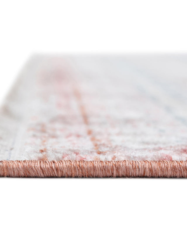Rose Rust 10' x 13' 5 Noble Rectangle Area Rug 100% Polyester Traditional Distressed Classic Contemporary Carpet for Home Decor for Sale at Rug Engine
