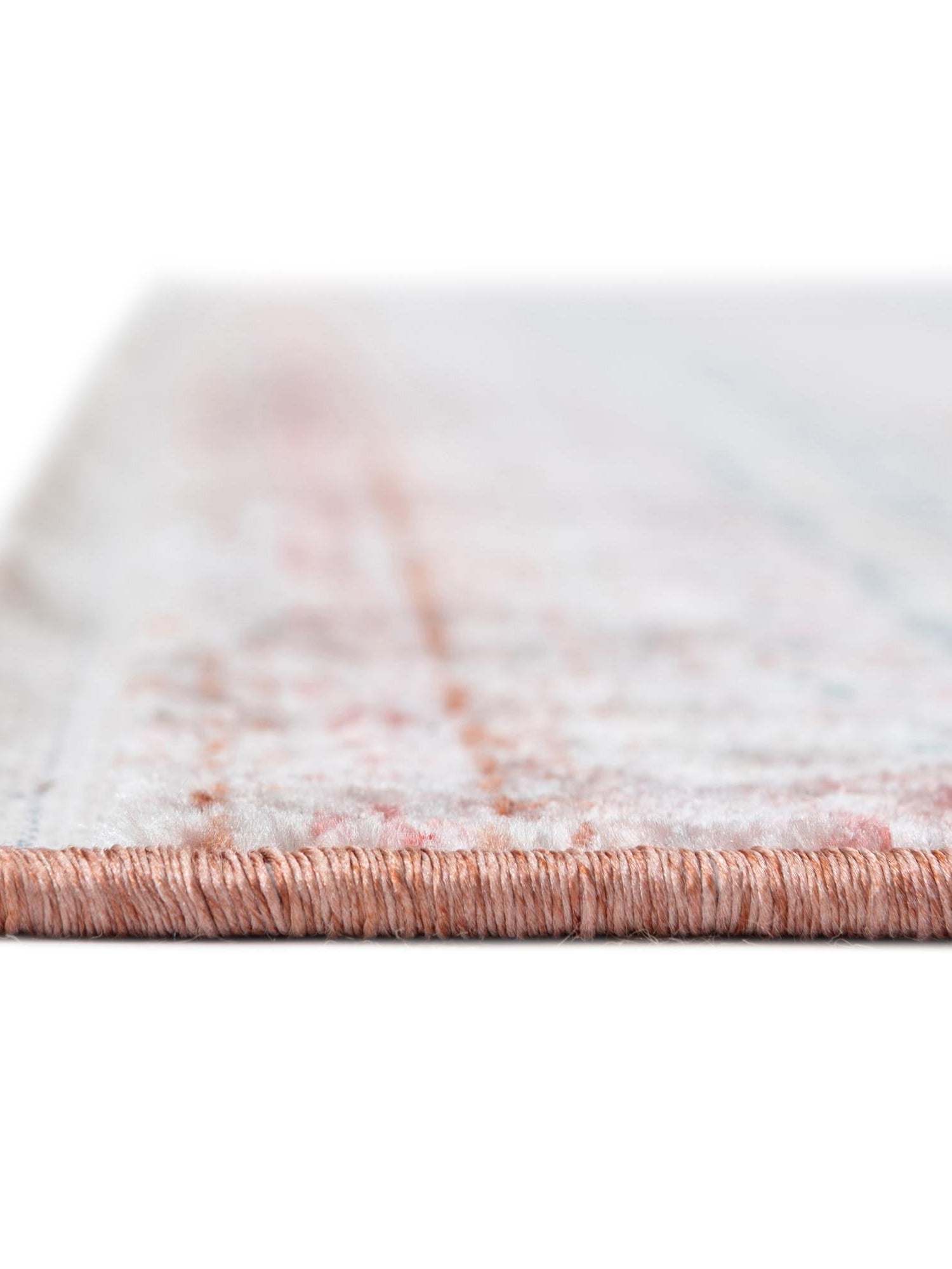 Rose Rust 9' x 11' 3 Noble Rectangle Area Rug 100% Polyester Traditional Distressed Classic Contemporary Carpet for Home Decor for Sale at Rug Engine