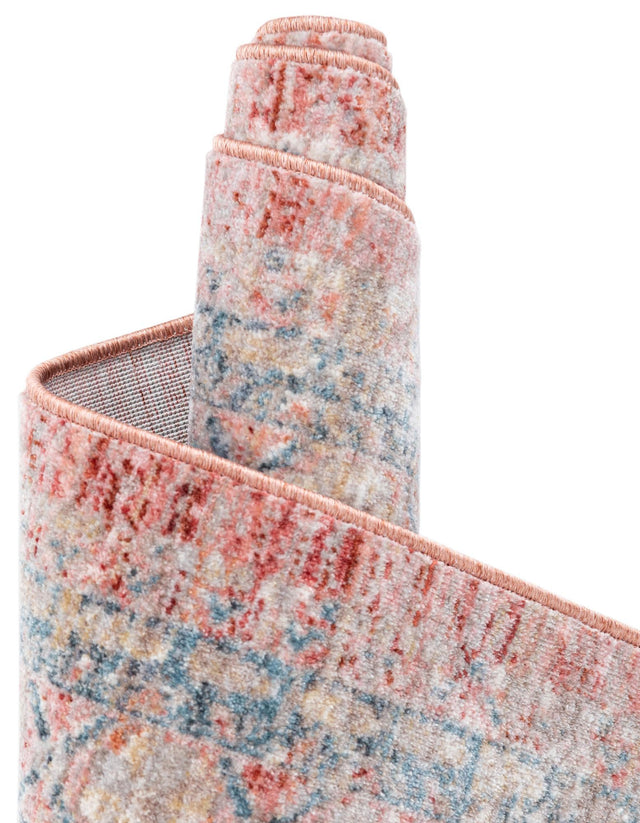 Rose Rust 2' 2 x 3' 1 Noble Rectangle Area Rug 100% Polyester Traditional Distressed Classic Contemporary Carpet for Home Decor for Sale at Rug Engine