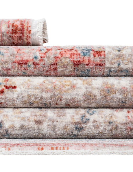 Rose Rust 2' 2 x 3' 1 Noble Rectangle Area Rug 100% Polyester Traditional Distressed Classic Contemporary Carpet for Home Decor for Sale at Rug Engine