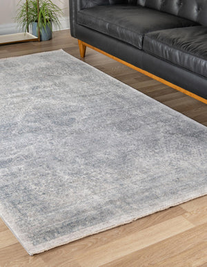 Gray 5' 1 x 7' 10 Noble Rectangle Area Rug 100% Polyester Traditional Distressed Classic Contemporary Carpet for Home Decor for Sale at Rug Engine