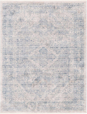 Gray 4' 1 x 5' 7 Noble Rectangle Area Rug 100% Polyester Traditional Distressed Classic Contemporary Carpet for Home Decor for Sale at Rug Engine