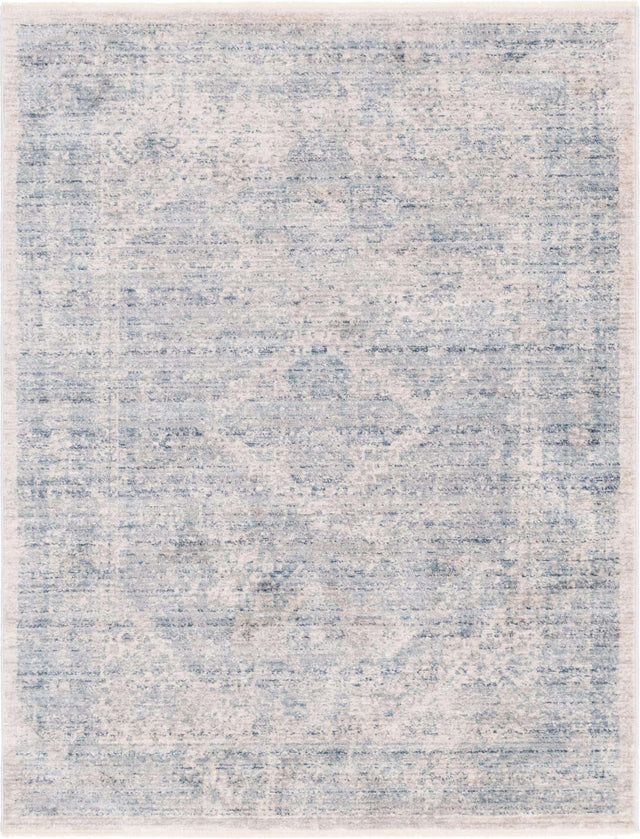 Gray 4' 1 x 5' 7 Noble Rectangle Area Rug 100% Polyester Traditional Distressed Classic Contemporary Carpet for Home Decor for Sale at Rug Engine