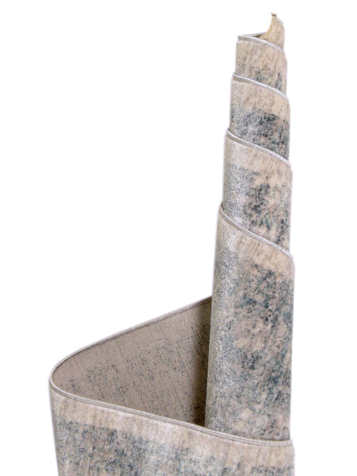 Gray 2' 7 x 10' Noble Runner Area Rug 100% Polyester Traditional Distressed Classic Contemporary Carpet for Home Decor for Sale at Rug Engine