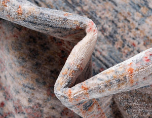 Blue 2' 2 x 5' 11 Noble Runner Area Rug 100% Polyester Traditional Distressed Classic Contemporary Carpet for Home Decor for Sale at Rug Engine