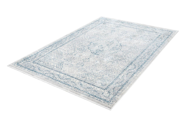 Ivory 5' 1 x 7' 10 Noble Rectangle Area Rug 100% Polyester Traditional Distressed Classic Contemporary Carpet for Home Decor for Sale at Rug Engine