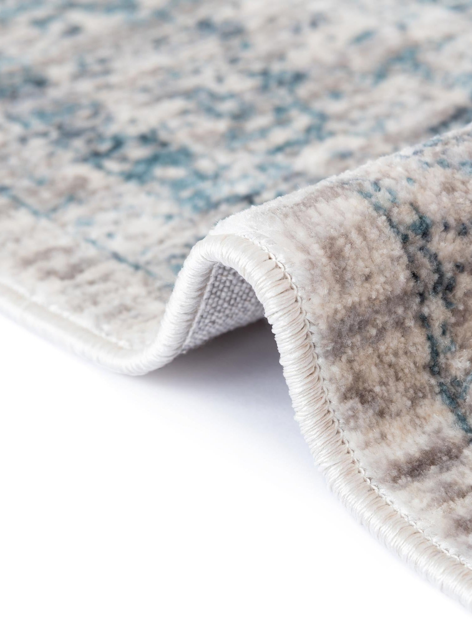 Ivory 4' 1 x 5' 7 Noble Rectangle Area Rug 100% Polyester Traditional Distressed Classic Contemporary Carpet for Home Decor for Sale at Rug Engine