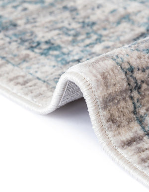 Ivory 4' 1 x 5' 7 Noble Rectangle Area Rug 100% Polyester Traditional Distressed Classic Contemporary Carpet for Home Decor for Sale at Rug Engine