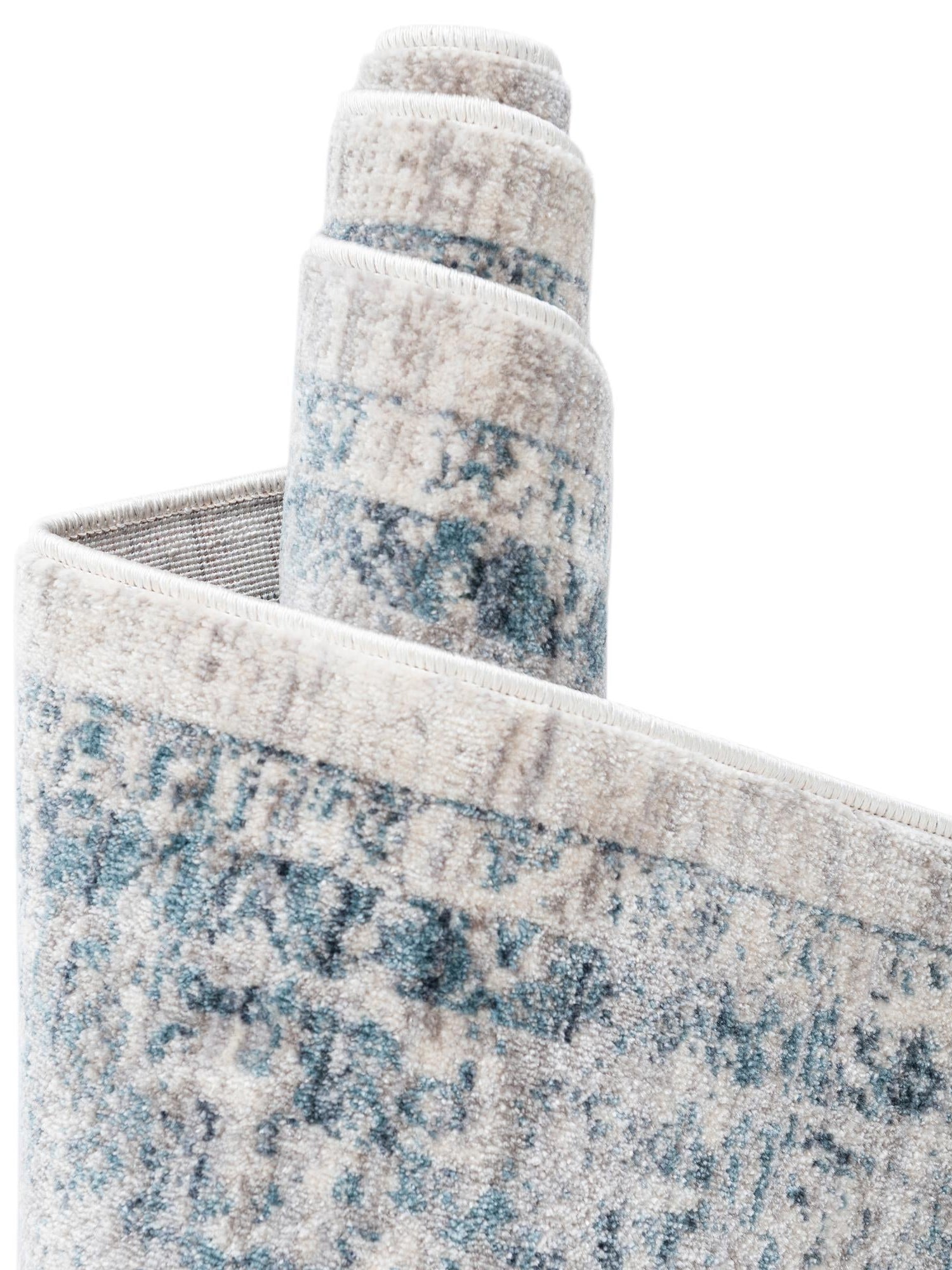 Ivory 4' 1 x 5' 7 Noble Rectangle Area Rug 100% Polyester Traditional Distressed Classic Contemporary Carpet for Home Decor for Sale at Rug Engine