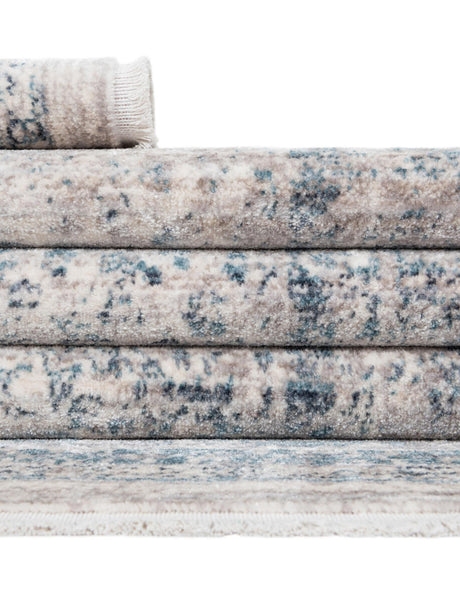 Ivory 5' 1 x 7' 10 Noble Rectangle Area Rug 100% Polyester Traditional Distressed Classic Contemporary Carpet for Home Decor for Sale at Rug Engine