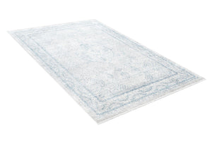 Ivory 5' 1 x 7' 10 Noble Rectangle Area Rug 100% Polyester Traditional Distressed Classic Contemporary Carpet for Home Decor for Sale at Rug Engine