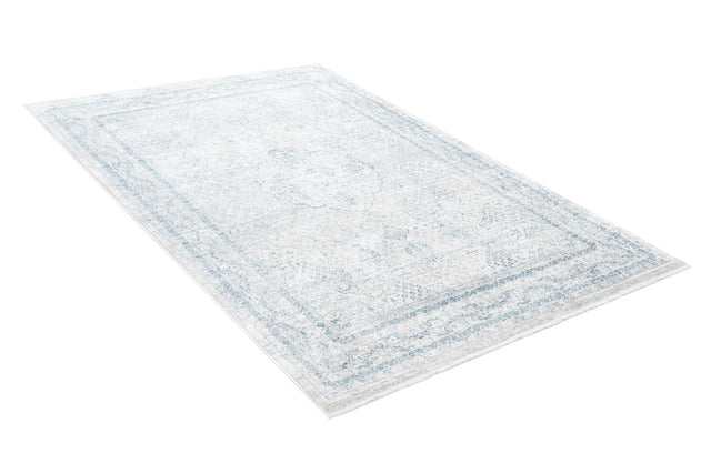 Ivory 5' 1 x 7' 10 Noble Rectangle Area Rug 100% Polyester Traditional Distressed Classic Contemporary Carpet for Home Decor for Sale at Rug Engine