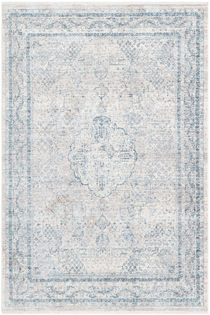 Ivory 5' 1 x 7' 10 Noble Rectangle Area Rug 100% Polyester Traditional Distressed Classic Contemporary Carpet for Home Decor for Sale at Rug Engine