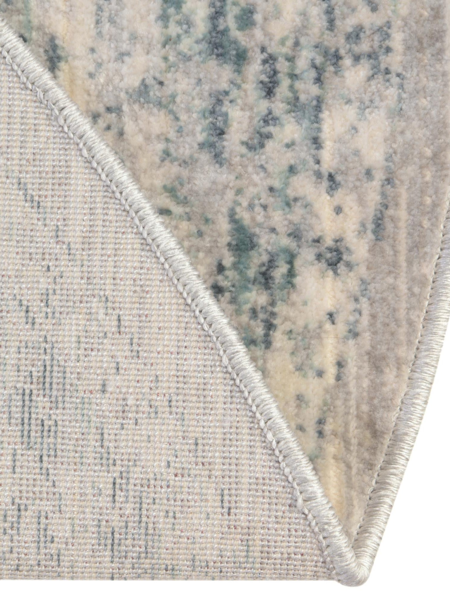 Ivory 6' x 6' Noble Round Area Rug 100% Polyester Traditional Distressed Classic Contemporary Carpet for Home Decor for Sale at Rug Engine