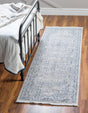 Ivory 2' 7 x 10' Noble Runner Area Rug 100% Polyester Traditional Distressed Classic Contemporary Carpet for Home Decor for Sale at Rug Engine