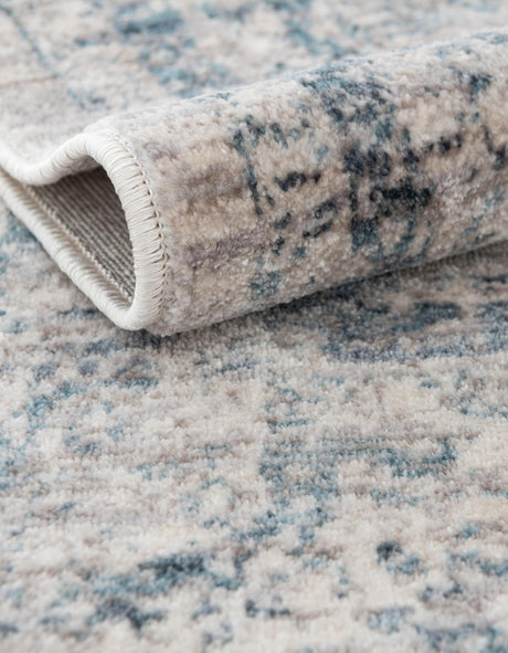 Ivory 2' 7 x 10' Noble Runner Area Rug 100% Polyester Traditional Distressed Classic Contemporary Carpet for Home Decor for Sale at Rug Engine