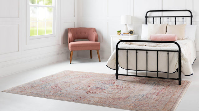 Multicolor 3' 3 x 5' 3 Noble Rectangle Area Rug 100% Polyester Traditional Distressed Classic Contemporary Carpet for Home Decor for Sale at Rug Engine