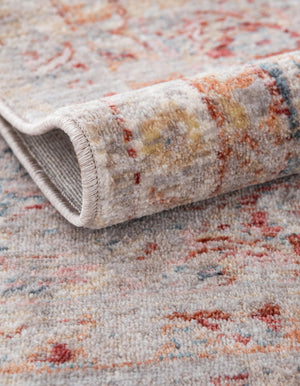 Multicolor 7' 10 x 11' Noble Rectangle Area Rug 100% Polyester Traditional Distressed Classic Contemporary Carpet for Home Decor for Sale at Rug Engine