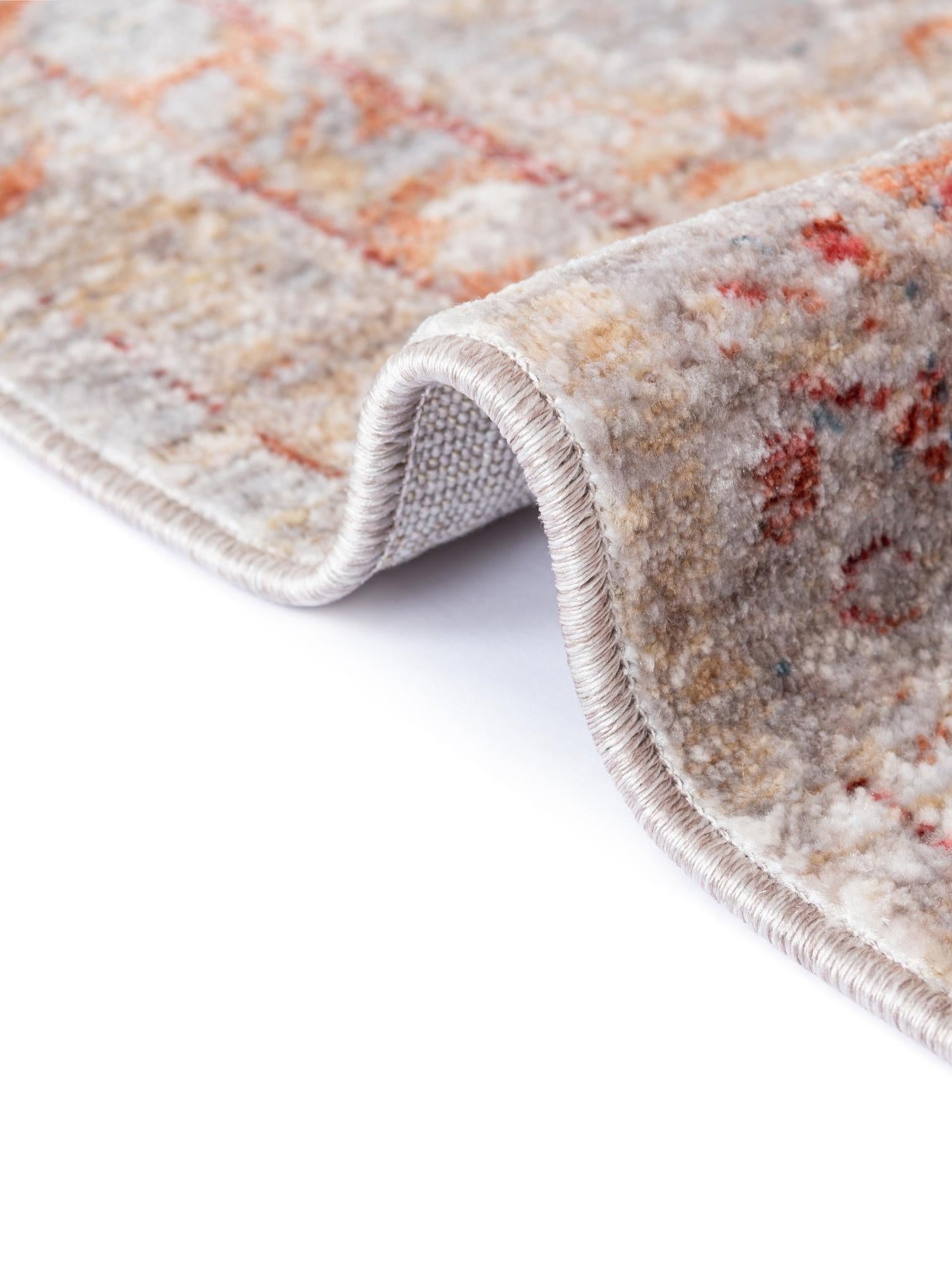 Multicolor 6' 1 x 9' Noble Rectangle Area Rug 100% Polyester Traditional Distressed Classic Contemporary Carpet for Home Decor for Sale at Rug Engine