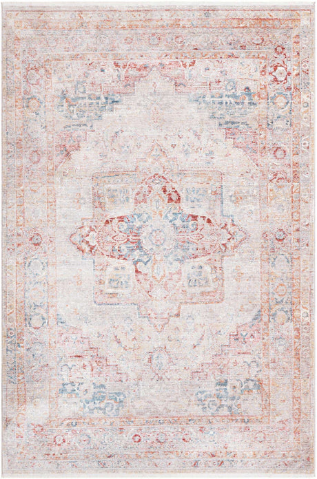 Multicolor 5' 1 x 7' 10 Noble Rectangle Area Rug 100% Polyester Traditional Distressed Classic Contemporary Carpet for Home Decor for Sale at Rug Engine