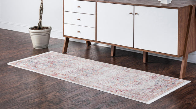 Multicolor 2' 7 x 13' 1 Noble Runner Area Rug 100% Polyester Traditional Distressed Classic Contemporary Carpet for Home Decor for Sale at Rug Engine