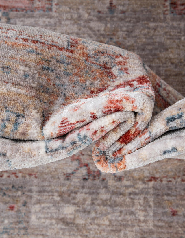 Multicolor 2' x 8' Noble Runner Area Rug 100% Polyester Traditional Distressed Classic Contemporary Carpet for Home Decor for Sale at Rug Engine