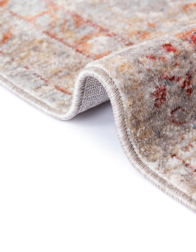 Multicolor 2' 7 x 13' 1 Noble Runner Area Rug 100% Polyester Traditional Distressed Classic Contemporary Carpet for Home Decor for Sale at Rug Engine