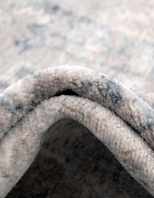 Gray 6' x 6' Noble Round Area Rug 100% Polyester Traditional Distressed Classic Contemporary Carpet for Home Decor for Sale at Rug Engine