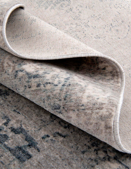 Gray 10' x 13' 5 Noble Rectangle Area Rug 100% Polyester Traditional Distressed Classic Contemporary Carpet for Home Decor for Sale at Rug Engine