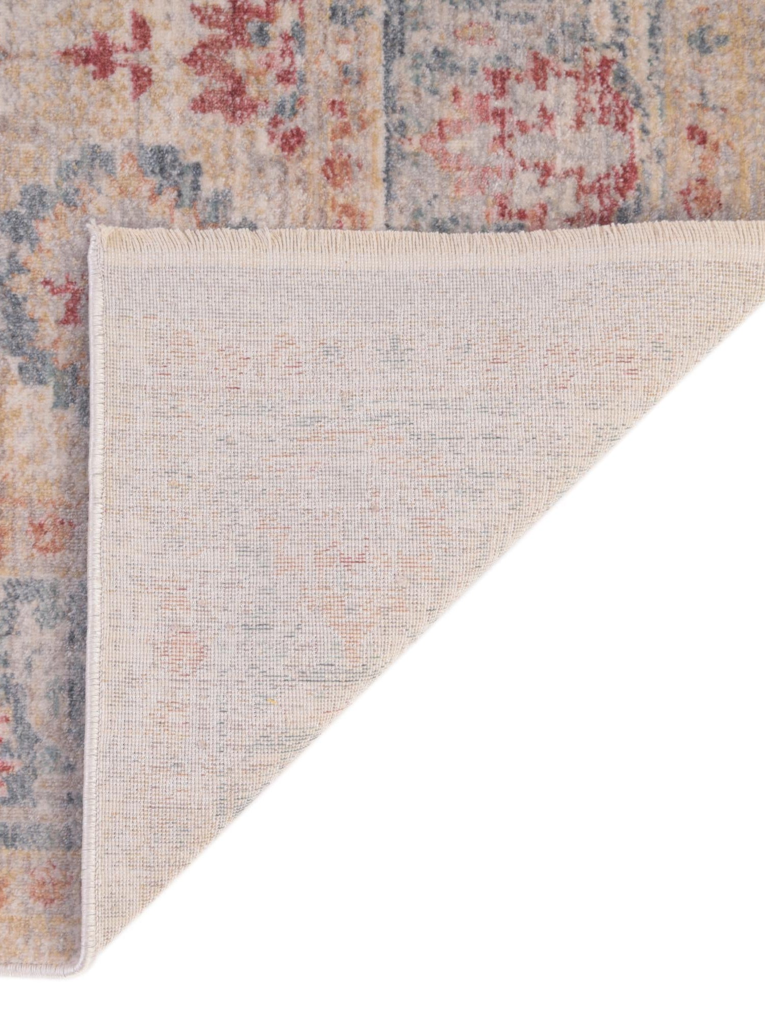 Ivory 2' 2 x 3' 1 Noble Rectangle Area Rug 100% Polyester Traditional Distressed Classic Contemporary Carpet for Home Decor for Sale at Rug Engine