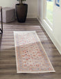 Ivory 2' 2 x 5' 11 Noble Runner Area Rug 100% Polyester Traditional Distressed Classic Contemporary Carpet for Home Decor for Sale at Rug Engine